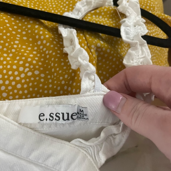 White Ruffle Top - Picture 3 of 3